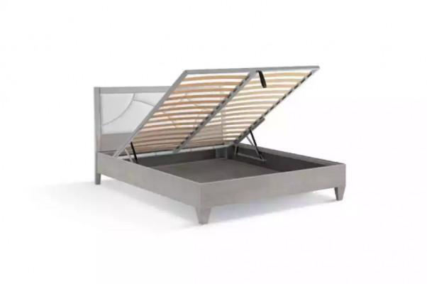 Slaapkamer set Bed 2x nachtkastjes Console Bedden Luxe bekleding 5-delig.