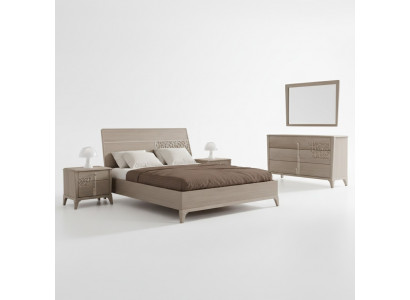 Bedroom bed sets Designer luxury complete 2x nightstands 3 pcs.