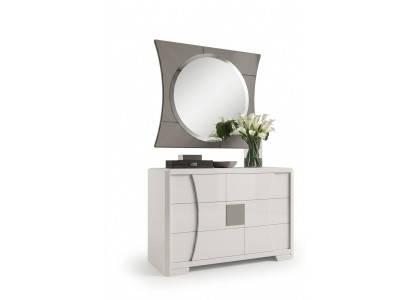 Commode met spiegel Luxe console commode Slaapkamer Nieuw 2-delige set