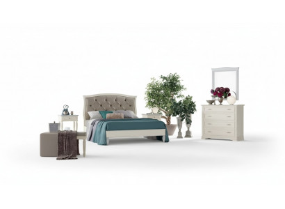 Bed 2x Nightstands 5-piece Bedroom Design Luxury Chest of Drawers Complete