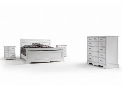 Bed 2x Nightstands 4-piece Bedroom Set Modern Luxury Bedroom New  Bed 2x Nachtkastjes 4-delige Slaapkamerset Moderne Luxe Slaapkamer Nieuw