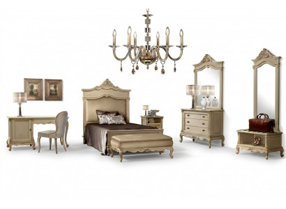 Slaapkamer set Bed Nachtkastje Houten ladekast Luxe Modern 7-delig Nieuw