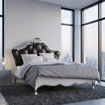 Bed Padded Design Luxury Double Beds Bedroom Italian Furniture