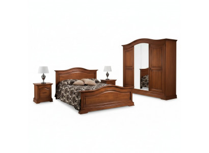 Tweepersoonsbed Italiaanse meubels Luxe bedframe Hout Slaapkamer Nieuw