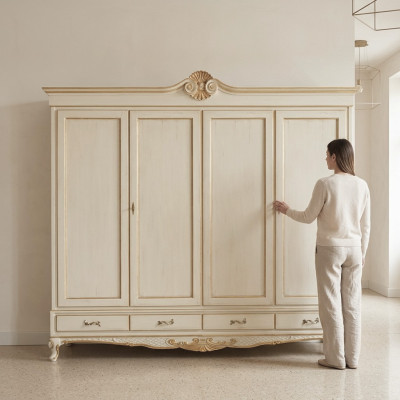 Kledingkast Kast Luxe Slaapkamer Hout Italiaanse Meubels Nieuw