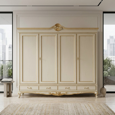 Kledingkast Kast Luxe Slaapkamer Hout Italiaanse Meubels Nieuw