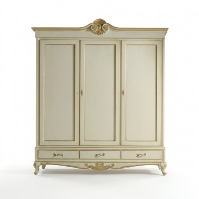 Klassieke stijl kledingkast kast houten garderobe slaapkamer nieuw