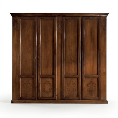 Slaapkamer Kast Kledingkast Kasten Houten kast Ontwerp Bruin