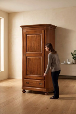 Slaapkamer Houten Kast Garderobe Meubel Design Kledingkast Bruin