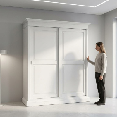 Kledingkast Italiaanse houten meubels Kasten Hout Slaapkamer Luxe