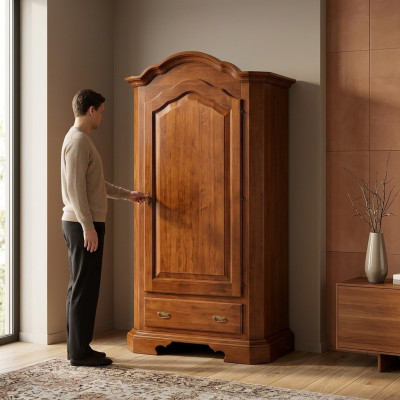 Kledingkasten Slaapkamer Bruin Kast Hout Meubels