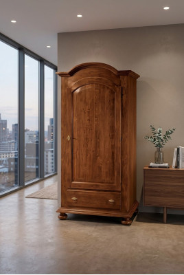 Slaapkamer kledingkast kast luxe houten kasten meubels bruin nieuw