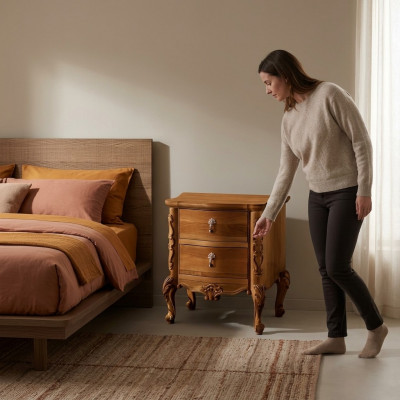 Nachtkastje Nachtkastje Ontwerp Bijzettafel Slaapkamer Nachtkastjes