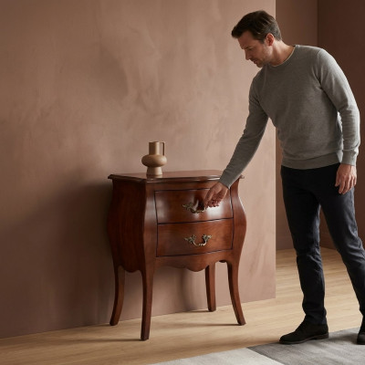 Nachtkastje Ontwerp Console Bijzettafels Slaapkamer Hout Luxe Nieuw