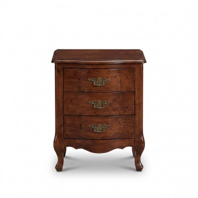 Nachtkastje Luxe Houten Nachtkastjes Tafel Consoles Klassieke Stijl Bruin
