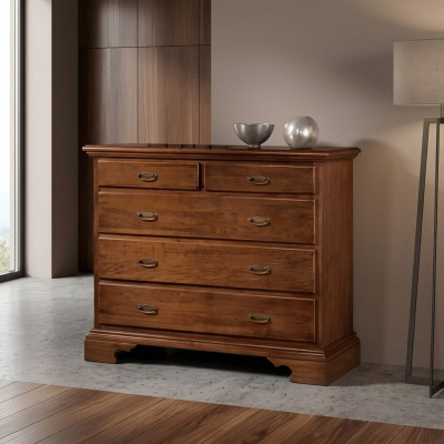 Klassieke stijl luxe dressoir kasten van hout in luxe slaapkamers.