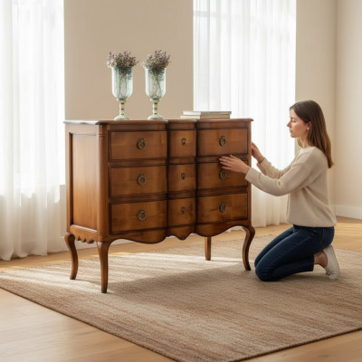 Commodes Bruin Luxe Kast Ontwerp Stijl Klassieke Slaapkamer Nieuw