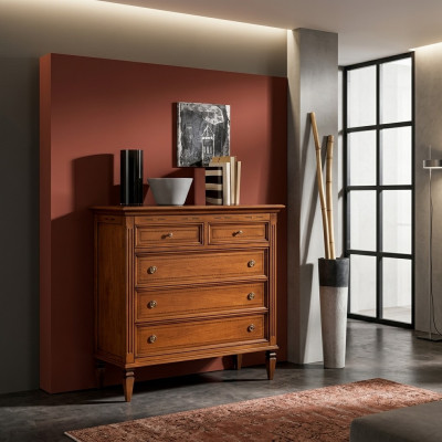 Luxe slaapkamer ladekast met 5 laden houten kast ontwerp meubels Nieuw