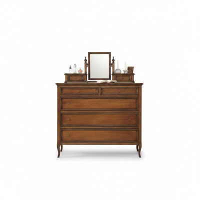 Luxe commode bruine kast woonkamer hout design klassieke meubels nieuw