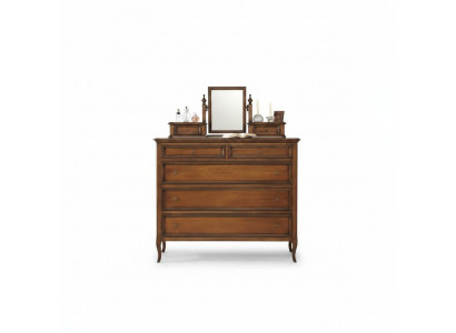 Luxe commode bruine kast woonkamer hout design klassieke meubels nieuw