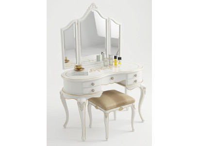 Make-up tafel met spiegel Compleet set Slaapkamer Nieuw 2-delig Console