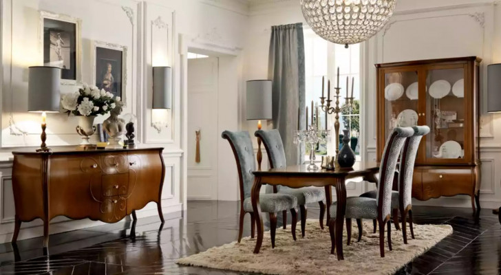 Dressoir Bruin Hout Laden Italiaanse Meubels Inrichting Kasten