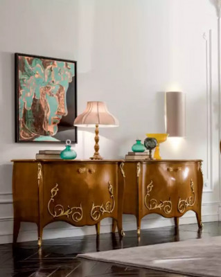 Eettafel Eetkamer Bruin Eetgroep Klassieke Tafel 4x Stoelen Set 6 stuks