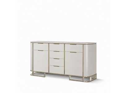 Dressoir Italiaans houten meubeldesign Luxe wit dressoir kast Nieuw