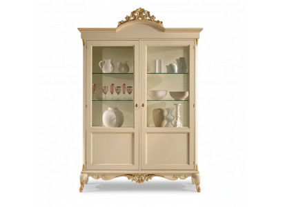 Ontwerp houten kast vitrinekasten Italiaanse stijl meubels dressoir