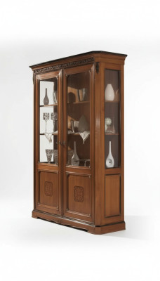 Italiaans meubeldesign hout klassieke stijl vitrinekast plank