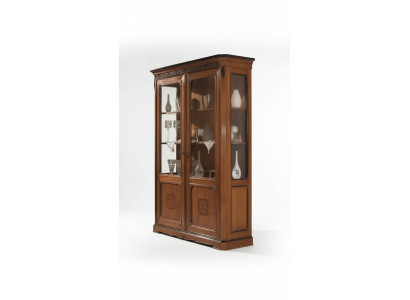 Italiaans meubeldesign hout klassieke stijl vitrinekast plank