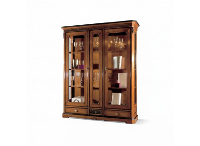 Italiaanse luxe woonkamer meubels vitrinekast klassieke stijl nieuw