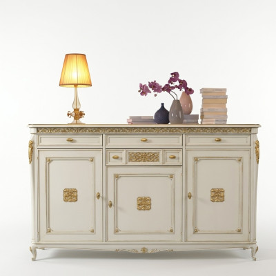 Luxe woonkamer houten dressoirs dressoir buffetkast commode hout