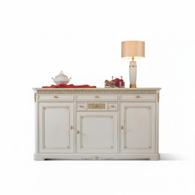Sideboard Lades Hout Sideboard Kast Massief Meubels Woonkamer Nieuw