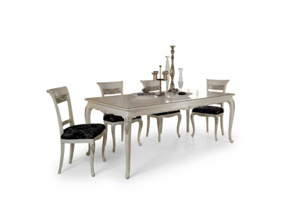 Eetkamer set Eettafel 4x Stoelen Garnituur Tafel Groep 5-delig Volledig