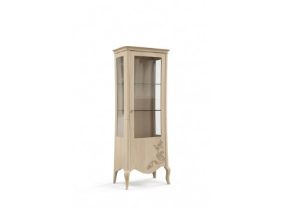 Italiaanse luxe meubel vitrine woonkamer glazen ontwerpkast nieuw.