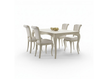 Eetkamertafel Eettafel 4x Stoelset Tafels Stoelen Set 5-delig Meubilair
