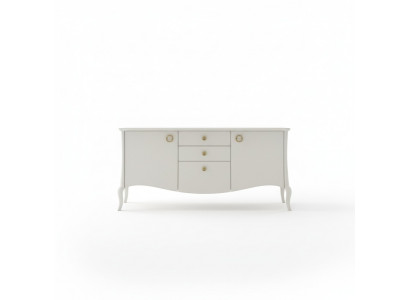 Italiaanse meubels dressoir ladenkast luxe inrichting woonkamer hout