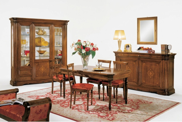 Eettafel 4 stoelen set eetgroep dressoir tafel set eettafel 7-delig