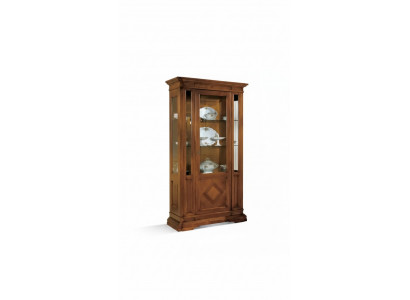 Woonkamer Luxe Vitrine Vitrinekast Hout Italiaanse Stijl Meubels