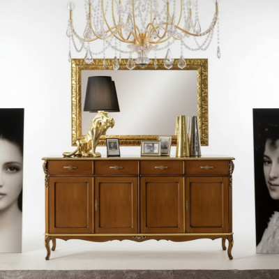 Italiaanse stijl meubels dressoir kast ontwerper bruin commode nieuw