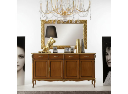 Italiaanse stijl meubels dressoir kast ontwerper bruin commode nieuw
