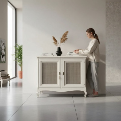 Sideboard Ladekast Dressoir Kasten Laden Hout Luxe meubelen Wit