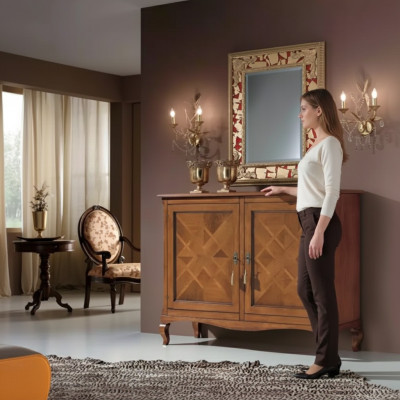 Massieve kast dressoir sideboard bruin dressoir dressoir meubels nieuw
