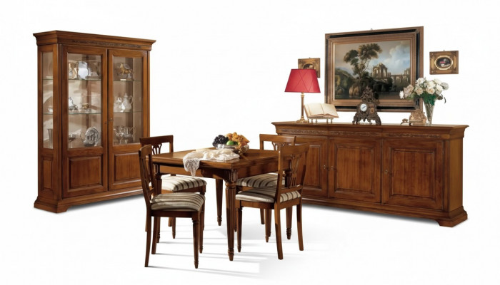 Eettafel Tafel Meubilair 4x stoelen Set 7-delig. Design eetkamerstel Nieuw