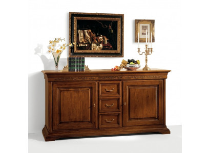 Klassieke stijl commode dressoir kast Italiaanse meubels bruin nieuw