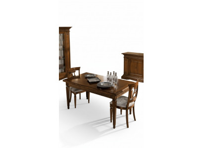 Complete eettafel 4x stoelen eetkamerset eetgroep bruin tafel 5-delig