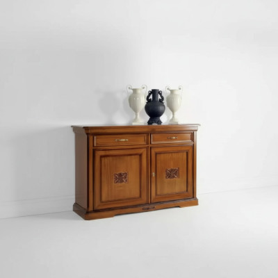 Luxe dressoir hout woonkamer meubels kast bruin commode nieuw