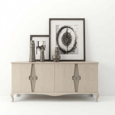 Zijtafel commode tafel dressoir luxe woonkamer dressoirs hout nieuw