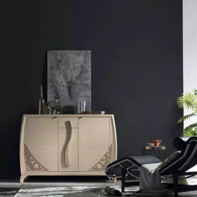Ladenkast dressoir houten kast Beige meubels ladenkasten woonkamer nieuw